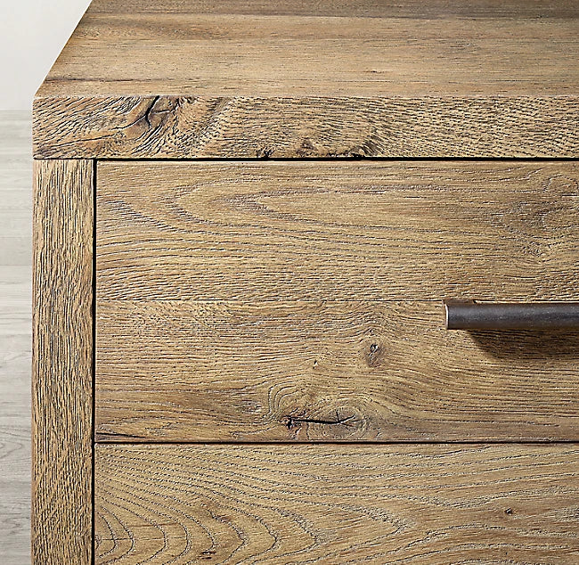 Indoor Bedroom Furniture 6 Dressers Durable Solid Oak Wooden Storage Dresser