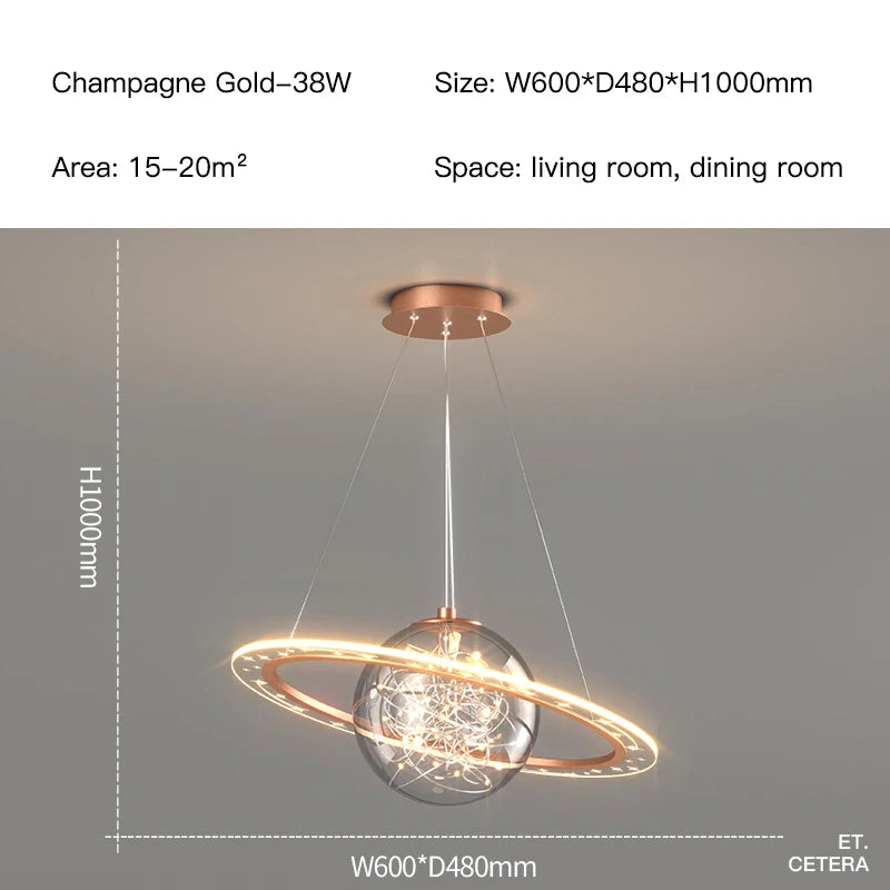 Nordic chandelier centerpiece living room dining room designer globe chandelier children room light bedroom dinning room light