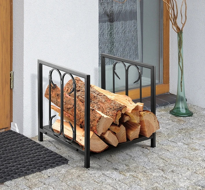 Fireplace Wood Rack, Simple Iron Art, Outdoor Wood Stacking Rack, Winter Heating, True Fire Fireplace, Wood Burning Rack,