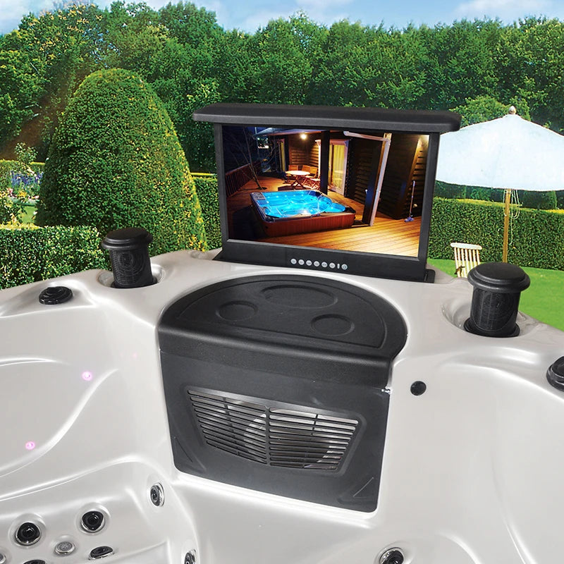 Hydrorelax New Product Luxury Acrylic Shell Hot Tub Outdoor Swim Spa With Jacuzzier and Party Massage Bath