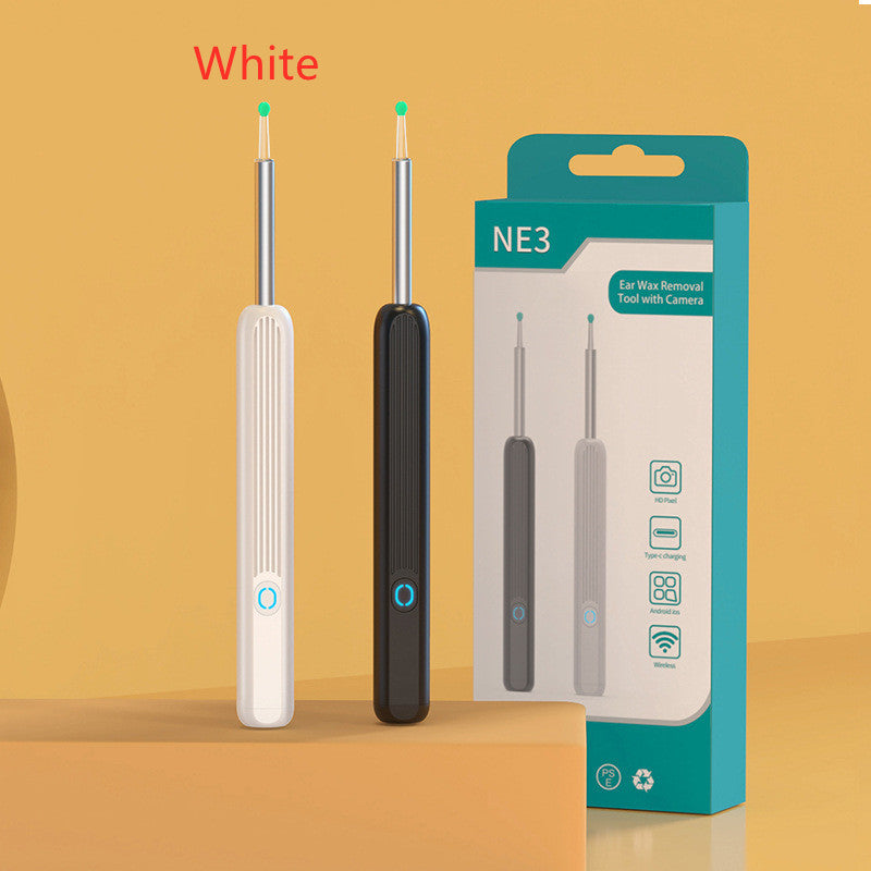 NE3 Ear Cleaner Otoscope Ear Wax Removal Tool With Camera LED Light Wireless