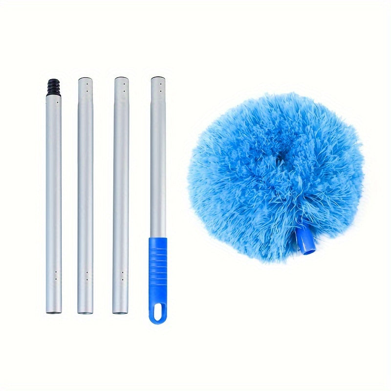 1pc, Microfiber Ceiling Fan Duster with Extension Pole - Removable and Washable Brush for High Ceilings, Fans, Furniture, Cars - Easy Cleaning Tool for Home and Office