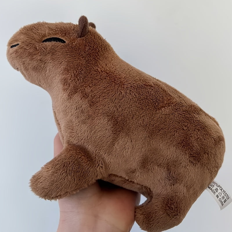 Adorable 8.8" Capybara Plush Toy - Soft, Lifelike Rodent Stuffed Animal with Smiling Face, Perfect for Boys & Girls, Ideal Birthday or Holiday Gift, Stuffed Plushies