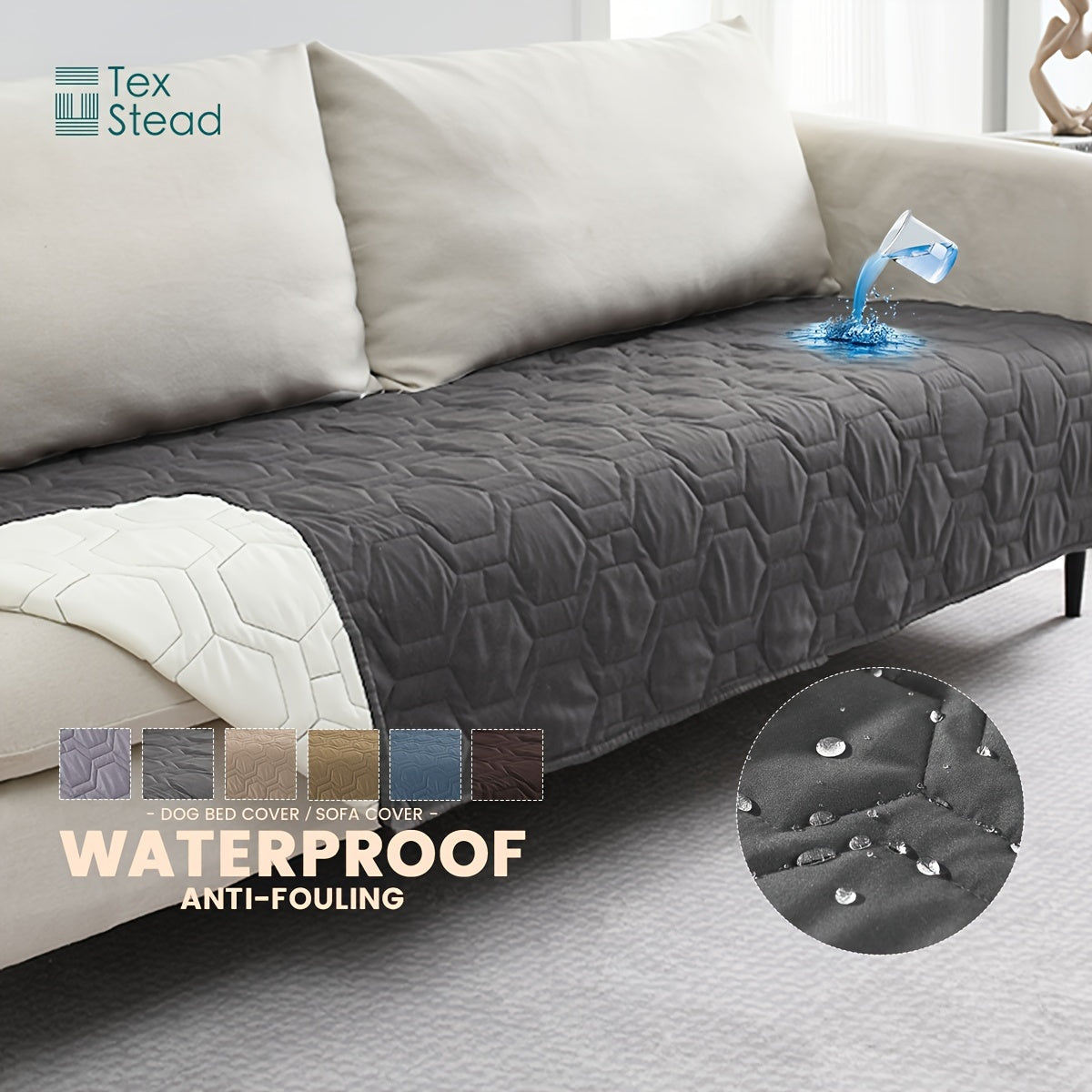 1 PC Dog Bed Cover And Pet Blanket Sofa Pet Bed Mat, Car Incontinence Mattress Protectors Furniture Couch Cover For Most Cats Dogs