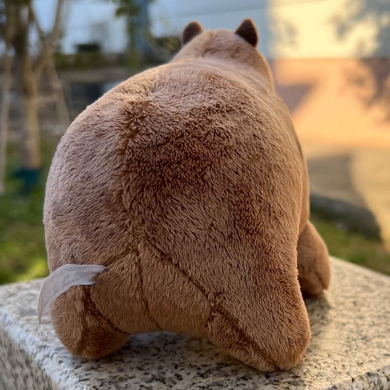 Adorable 8.8" Capybara Plush Toy - Soft, Lifelike Rodent Stuffed Animal with Smiling Face, Perfect for Boys & Girls, Ideal Birthday or Holiday Gift, Stuffed Plushies