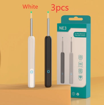 NE3 Ear Cleaner Otoscope Ear Wax Removal Tool With Camera LED Light Wireless