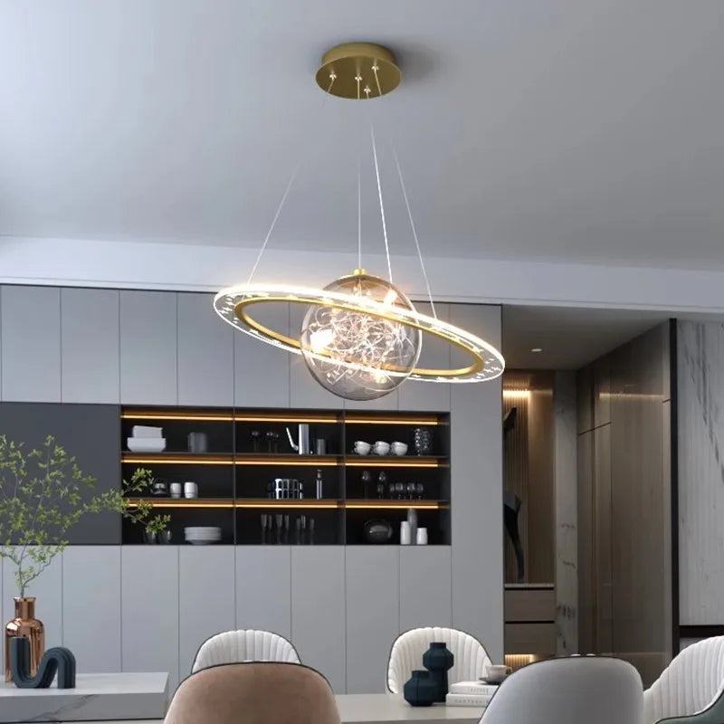 Nordic chandelier centerpiece living room dining room designer globe chandelier children room light bedroom dinning room light