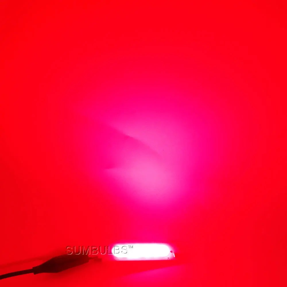 SUMBULBS 60*15mm COB LED Light Bulb 12V 2W LED Diode Lighting Chip Red Blue Pink Green Yellow White Color for DIY Lamp Bulbs