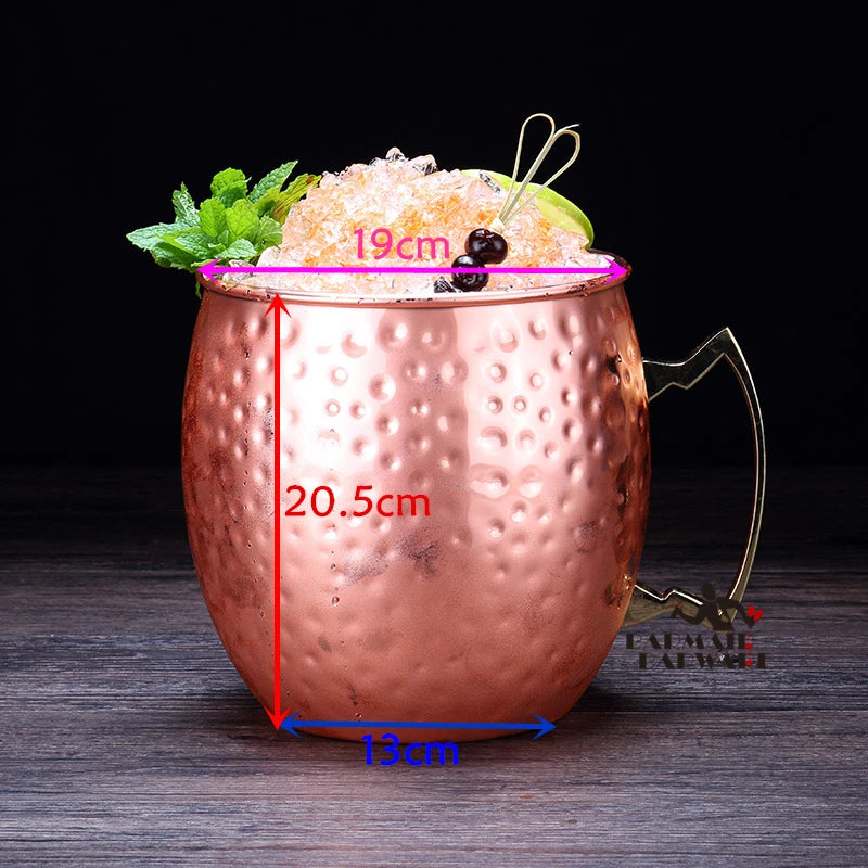 Giant 5L Moscow Mule Copper Mugs Metal Mug Cup Stainless Steel Beer Wine Coffee Cup