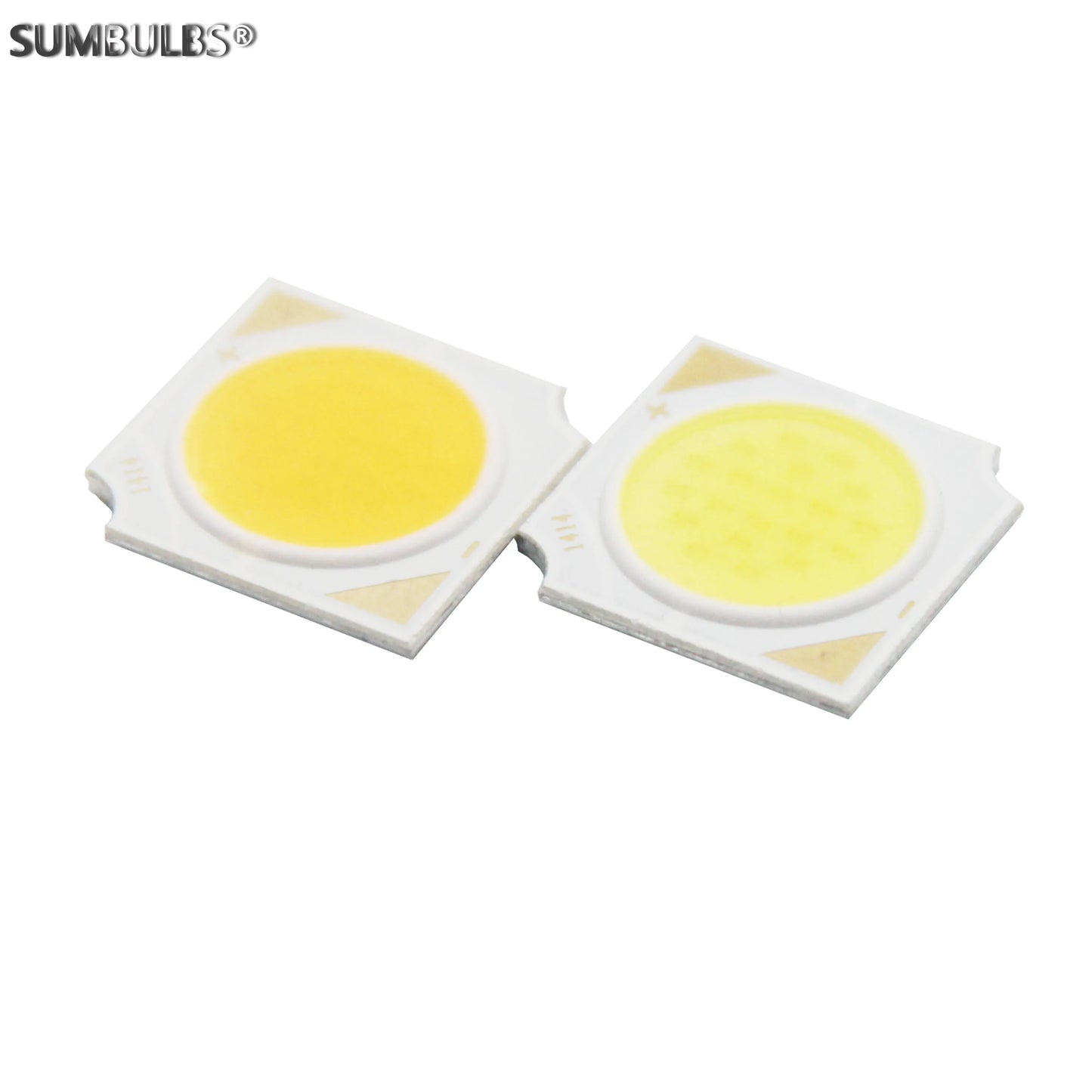 SUMBULBS 3W 5W 7W 10W 12W 14x14mm LED COB Light Source Epistar Chips Cold Warm Natural White for Spotlight Indoor Lamp