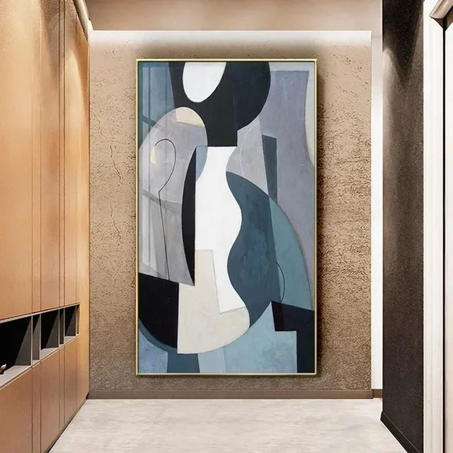 Handmade Abstract Oil Painting on Canvas  Modern Large Wall Art for Living Room Bedroom  Home Decoration