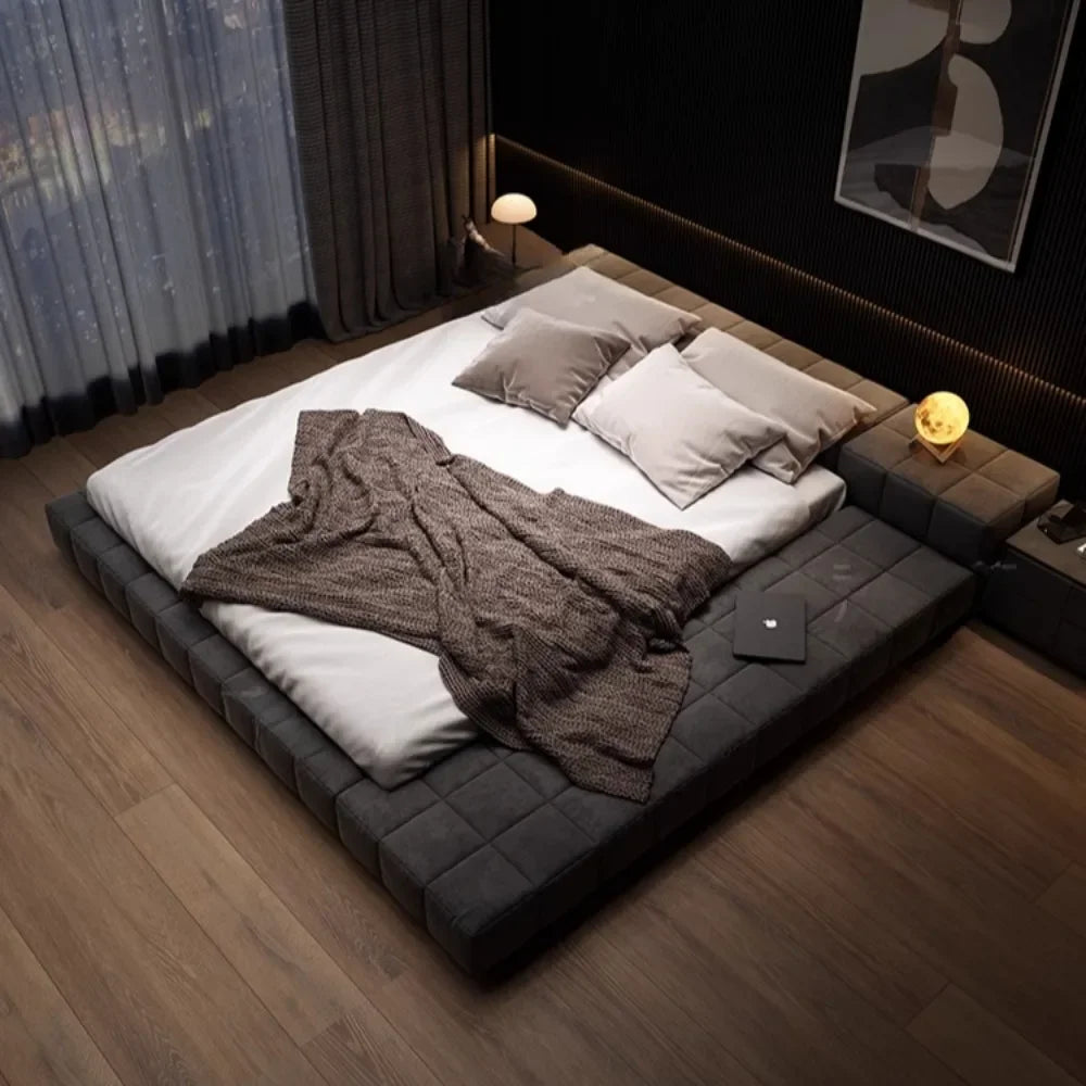 Europian Modern Bed Aesthetic Unique Sleeping Double Bed Children 180x200 Cama De Lujo Para Dormitorio House Accessories
