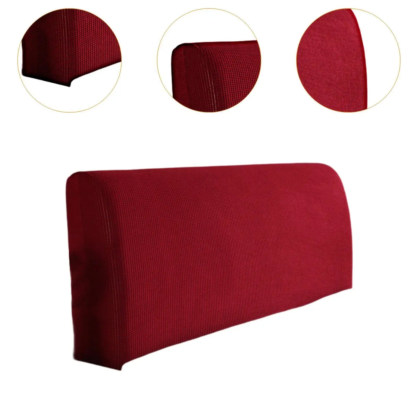 Bed Headboard Cover Removable Soft Bedroom Decor Elastic Bedhead Cover Protective Case Dustproof Cover Modern Bed Head Cover