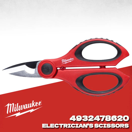 MILWAUKEE 4932478620 Electricians Scissors With Storage Power Tool Accessories Hand Tools Scissors