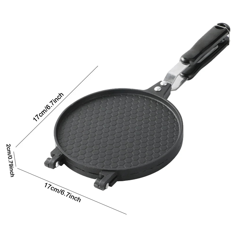 Sandwich Iron Crepe Baking Pan Non-Stick Waffle Pancake Grill Oven Omelet Waffles Baking Pan Crispy Chicken Rolls Baking Tray