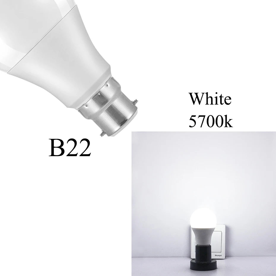 Dusk to Dawn Light Bulb LED Sensor Bulb E27 B22 Smart Control 10W 15W Lampada Outdoor Night Light 110V 220V