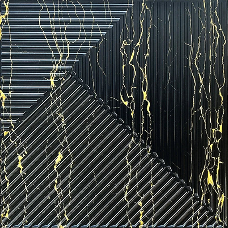 PVC 3D Wall Panels - Waterproof Textured Background Wall, Perfect for Stylish Home Decoration and Modern Interior Designs