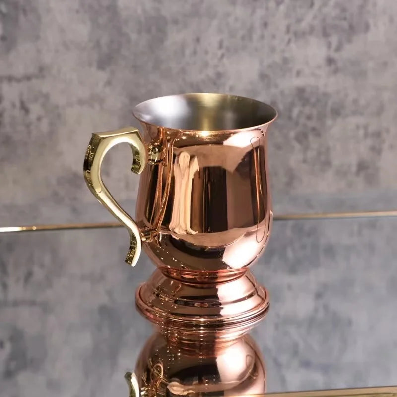 340ml Moscow Mule Mug Copper Plated Mug Blue Blazer Mugs Cocktail Mug