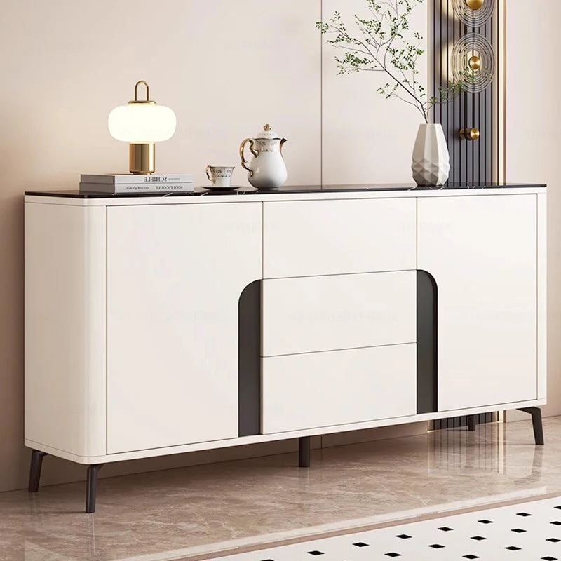 Italian Trendy Living Room Cabinets Luxury Elegant Modern Nordic Storage Cabinet Exquisite Glamour Vetrina Soggiorno Furniture