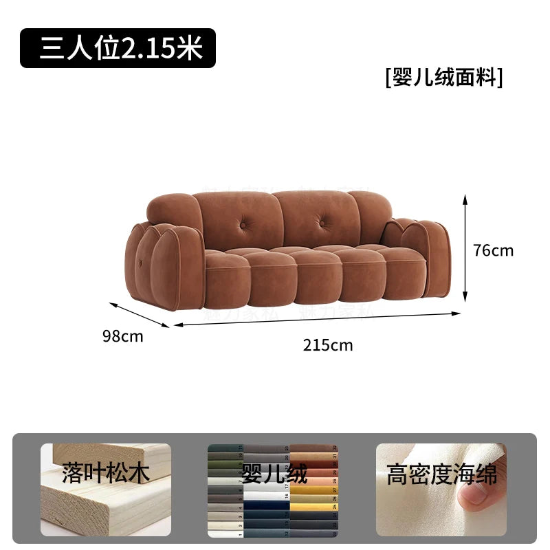 Lounge Designer Living Room Sofas Minimalist Nordic Luxury Modern Sofas Small Lounge Children Wood Divano Outdoor Furniture