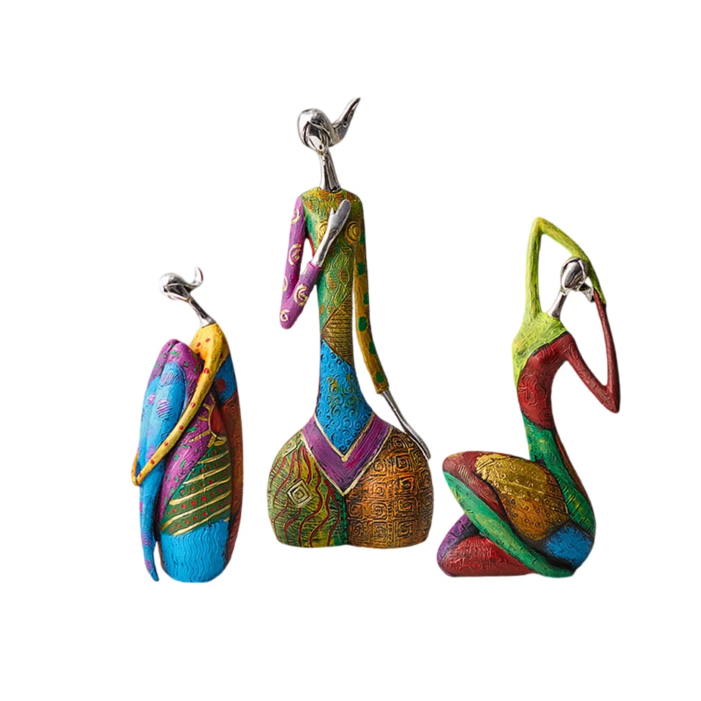 Creative Abstract Home Decor Character Sculpture Living Room Modern Art Dolls Desktop Decorations Accessories Gifts
