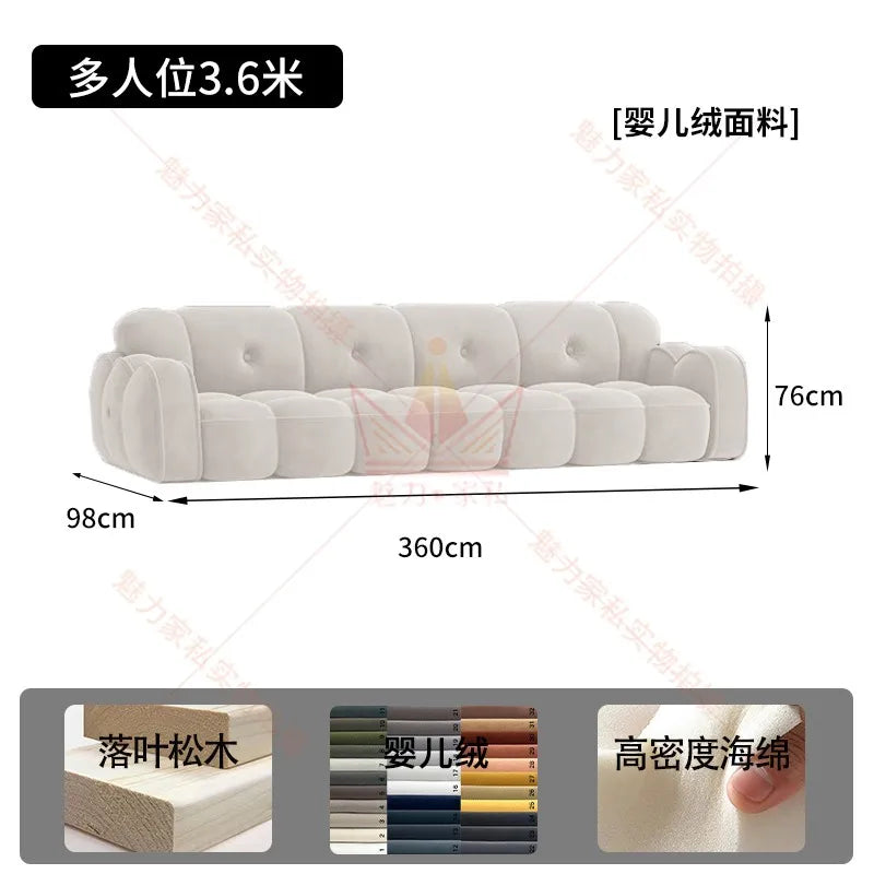 Lounge Designer Living Room Sofas Minimalist Nordic Luxury Modern Sofas Small Lounge Children Wood Divano Outdoor Furniture