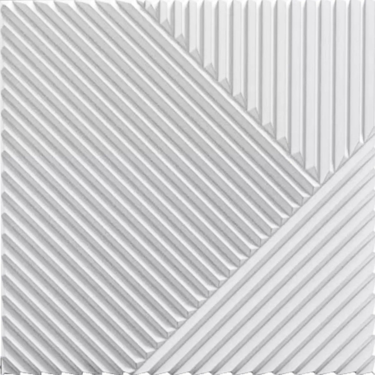 3D Textured PVC Wall Panels - Waterproof Decorative Wall for Living Spaces, Glossy Teak Finish Perfect for Modern Interiors
