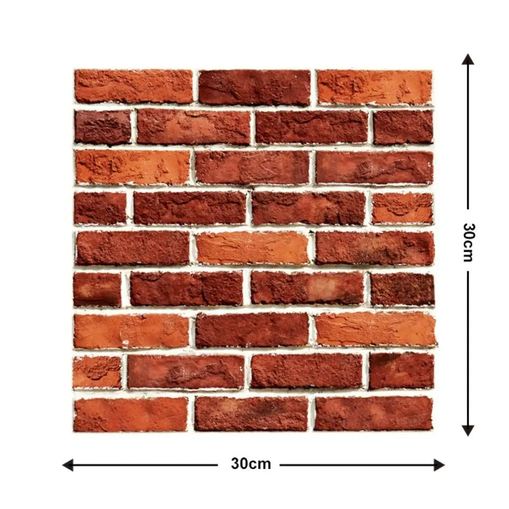 Waterproof Bedroom Brick Design Wallboard Renovation Background Wallpaper 3D Wallpaper For Wall Decoration Wall Decal