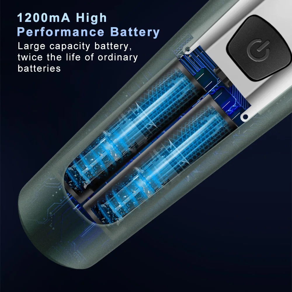 New 9D Electric Shaver USB Car-mounted High-power Full-body Wash Beard Knife Rechargeable Razor