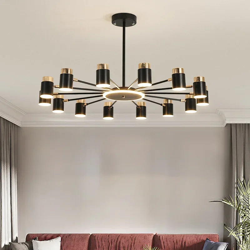 Nordic Chandelier Living Room Lustre Simple Modern Restaurant Bedroom Led Lamps Indoor Lighting Decoration Dining Table Light