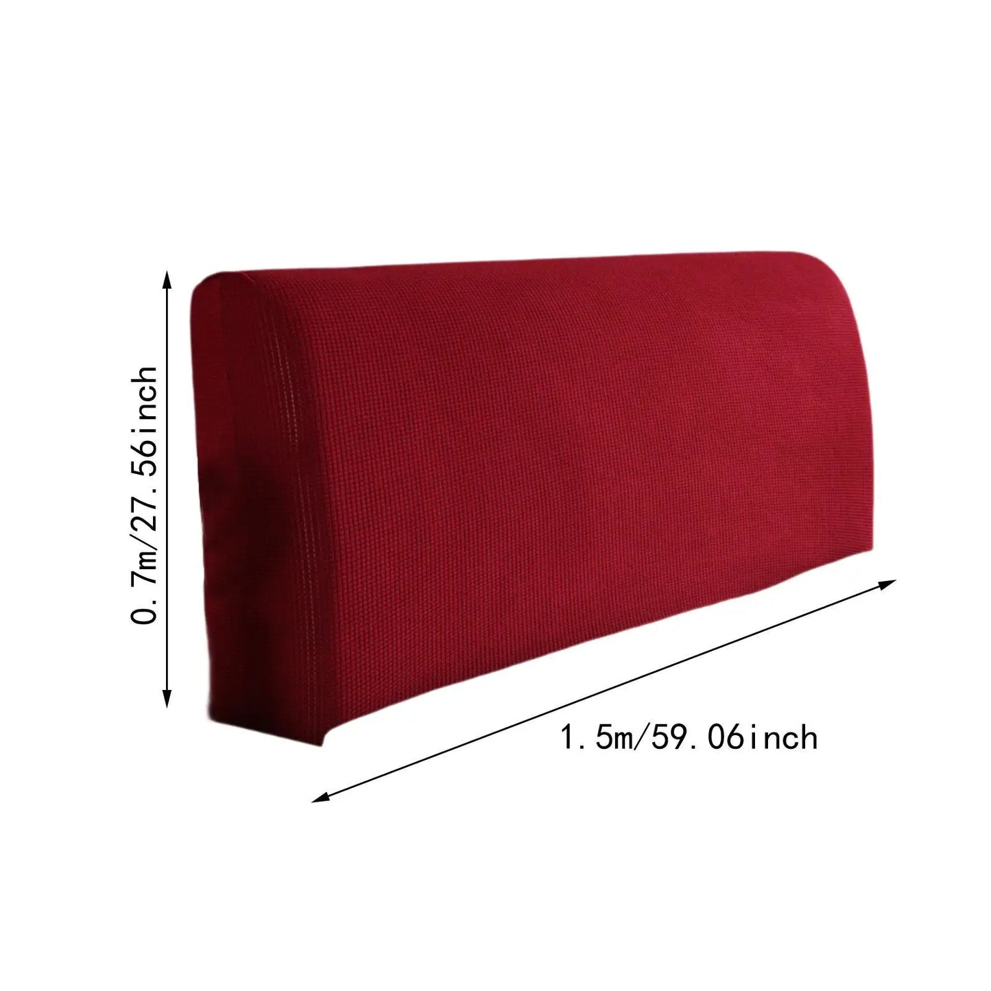 Bed Headboard Cover Removable Soft Bedroom Decor Elastic Bedhead Cover Protective Case Dustproof Cover Modern Bed Head Cover