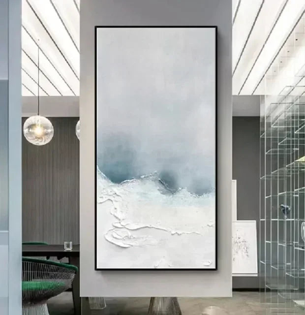 Handmade Abstract Oil Painting on Canvas  Modern Large Wall Art for Living Room Bedroom  Home Decoration