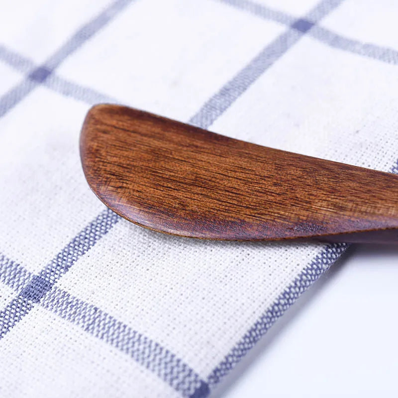 Solid Wood Jam Knifes Butter Knife Natural Bread Cake Knife Smooth Wooden Tableware Kitchen accessories нож для масла