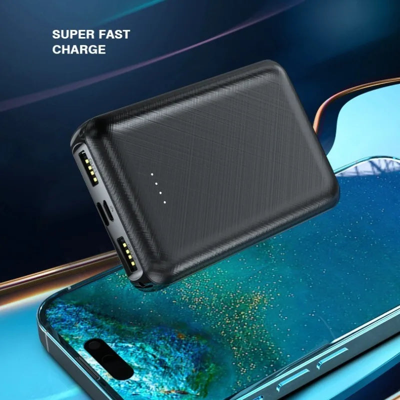 Powerbank 20000mAh Power Bank for Phone Portable Charger 5V 2A Fast Charging Battery for Heating Vest Jacket Scarf Socks Gloves
