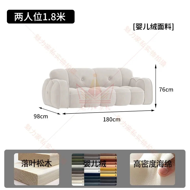 Lounge Designer Living Room Sofas Minimalist Nordic Luxury Modern Sofas Small Lounge Children Wood Divano Outdoor Furniture