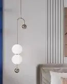Mobile Chandelier Designer Line Chandelier For Living Room Bedroom Restaurant Shop Decor Minimalist Kitchen Island Hanging Lamp