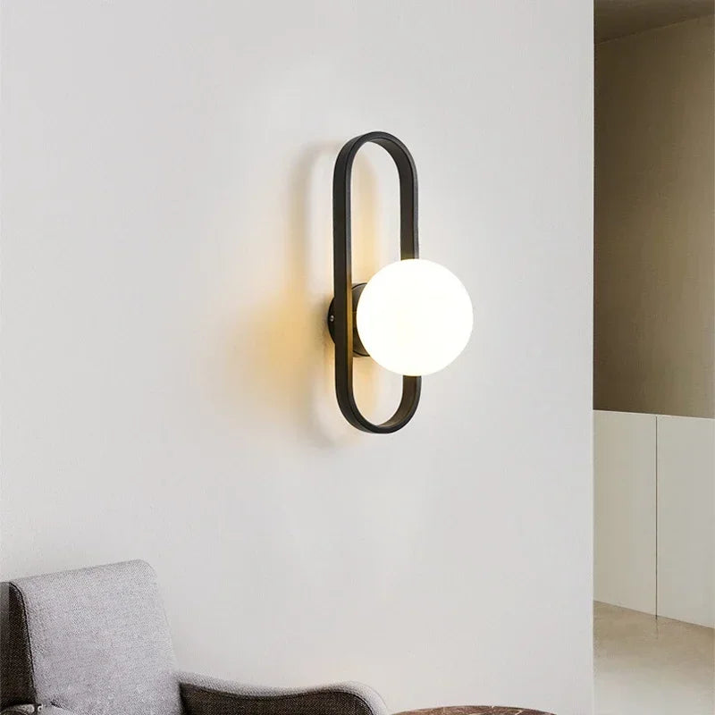 LED Wall Lamp For Luxury Living Room Bedroom Bedside Corridor Aisle Light Hotels Background Home Decorative Wall Sconce 12W