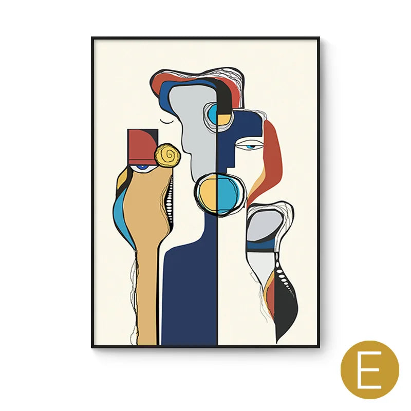 Modern Painting Wall Painting Diy Abstract Nordic Style Images Calligraphy Decoration Living Room Calligraphy Large Home Decor