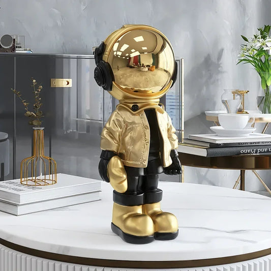 Creative Resin Cartoon Astronaut Statues Home Decoration Figurine Desktop Decor SculptureNordic Indoor Ornaments Gifts