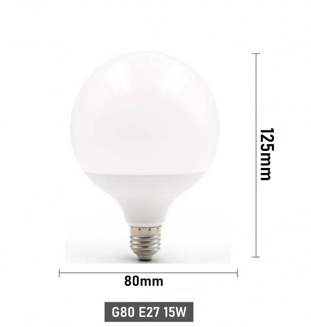 LED Bulb E27 30W 20W 15W 220-240V G80 G95 G120 Energy Saving Global Light Lampada Ampoule led Light led Lamp Vanity Light Bulbs
