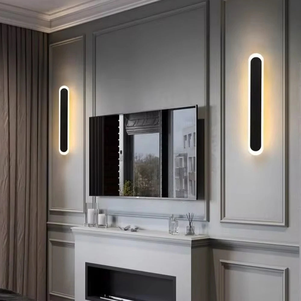 LED Wall Lamp Modern Wall Lights for Bedroom Bedside Living Room Sofa Backdrop Stairs Aisle Home Decor Sconce Indoor Lighting