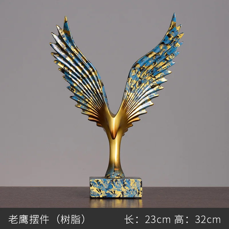 Modern Art Ornaments: Bafang Laicai, Home Living Room, Wine Cabinet, TV Cabinet, Office Light Luxury, High-end Decoration, Gold