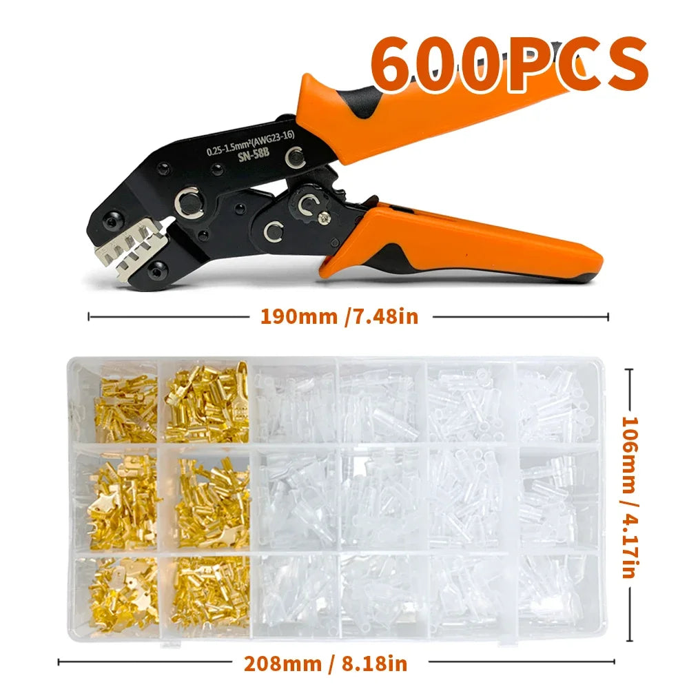Crimping Pliers Carpentry Tools in Offers Electrician Terminal Compactor Hand Tool Electricity Wire Multi-functional Home Tools