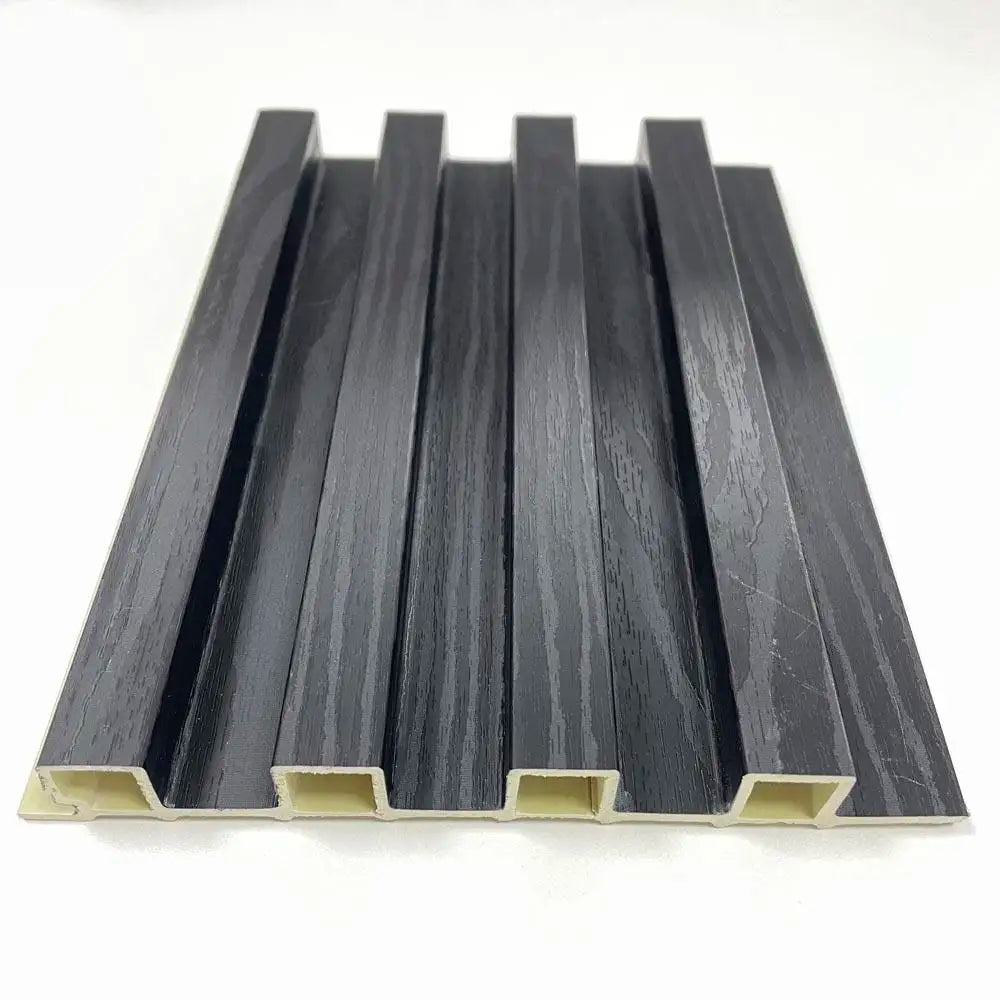 WPC Garden Wall Panel Outdoor Decorative 8mm Waterproof & UV Resistant, Wood Grain Texture for Fence/Patio DIY
