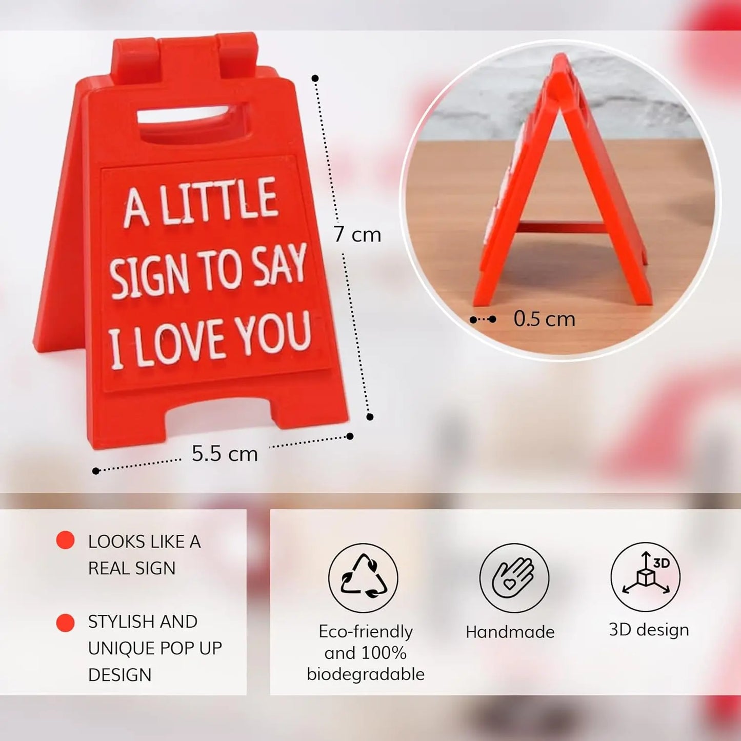 Valentines Day Gifts Romantic I Love You Sign Fun Boyfriend Valentine Day Gift Cute Birthday, Wedding Gift for Girlfriend, Wife