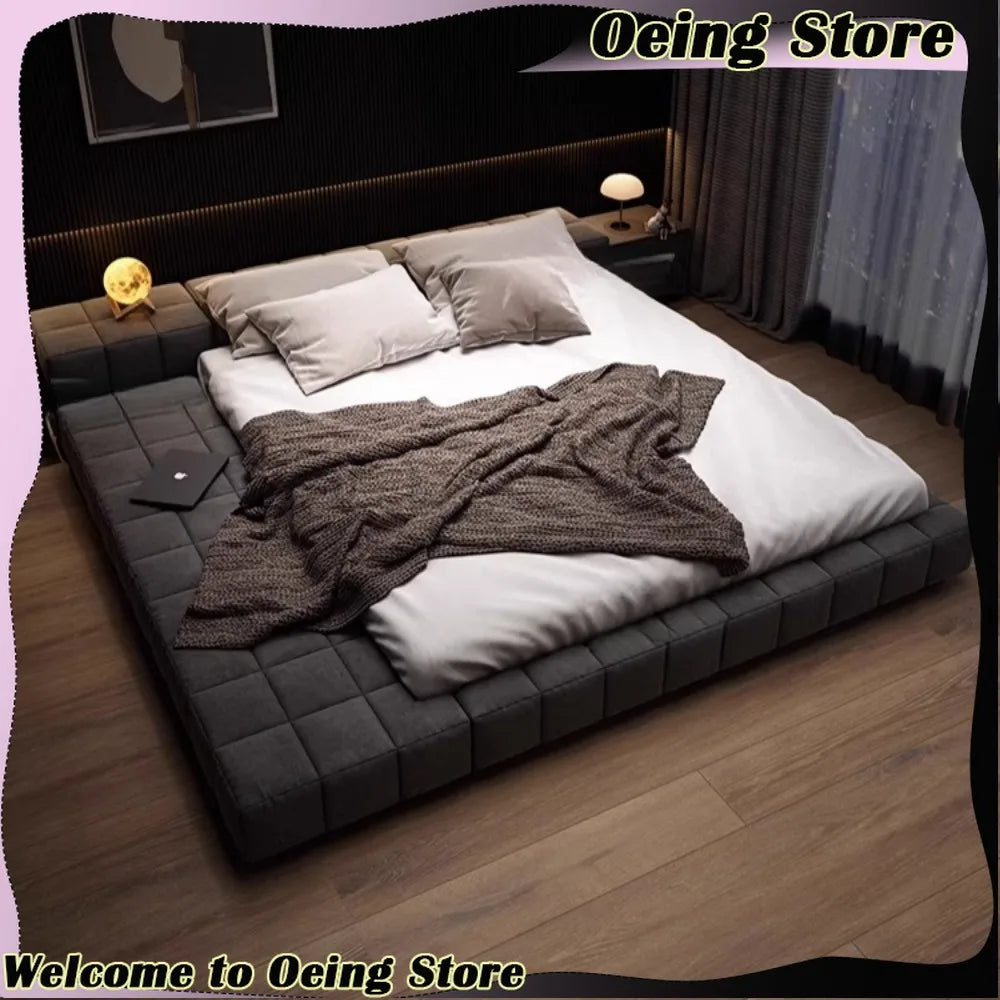 Europian Modern Bed Aesthetic Unique Sleeping Double Bed Children 180x200 Cama De Lujo Para Dormitorio House Accessories