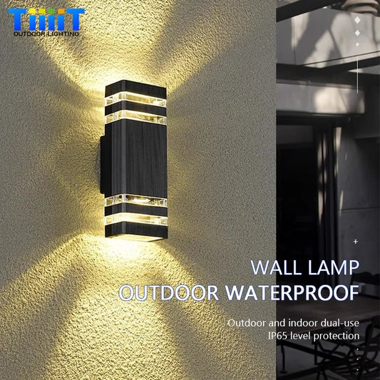 Modern LED Wall Lamp Outdoor Waterproof Courtyard Lamp Living Room Bedroom Porch Stairs Indoor and Outdoor Home Decoration Light