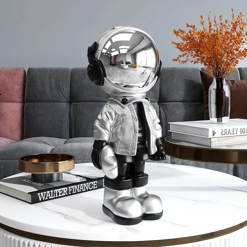 Creative Resin Cartoon Astronaut Statues Home Decoration Figurine Desktop Decor SculptureNordic Indoor Ornaments Gifts