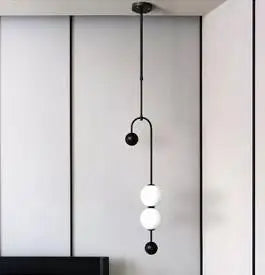 Mobile Chandelier Designer Line Chandelier For Living Room Bedroom Restaurant Shop Decor Minimalist Kitchen Island Hanging Lamp