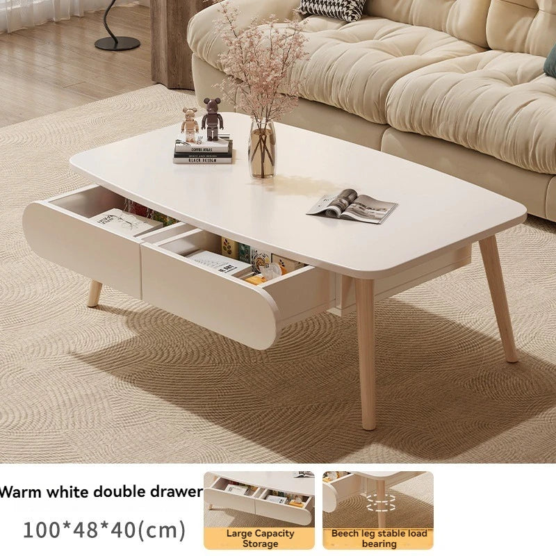 Tea table, modern home, living room, small apartment, simple low table, internet famous balcony, bedroom, sitting on the floor,